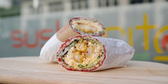 Sumo Crunch Sushi Burrito w/ Shrimp Tempura