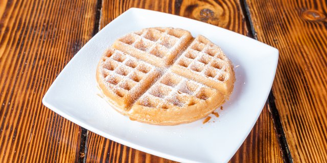 Not So Plain Waffle