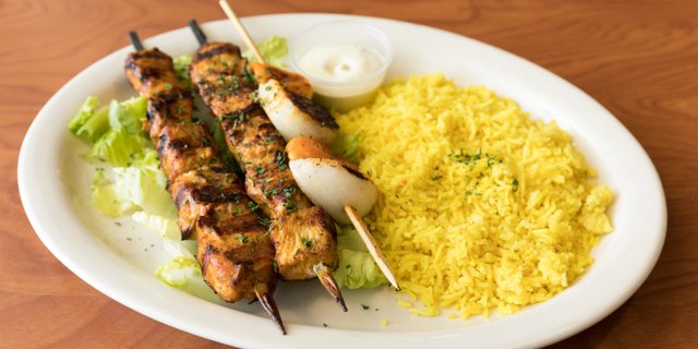 Chicken Kabobs Entree