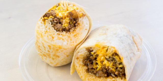 Okinawan Taco Rice Burrito