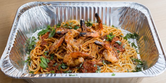 Seafood Pasta Tray