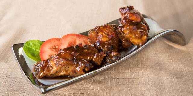 Honey Bourbon Wings