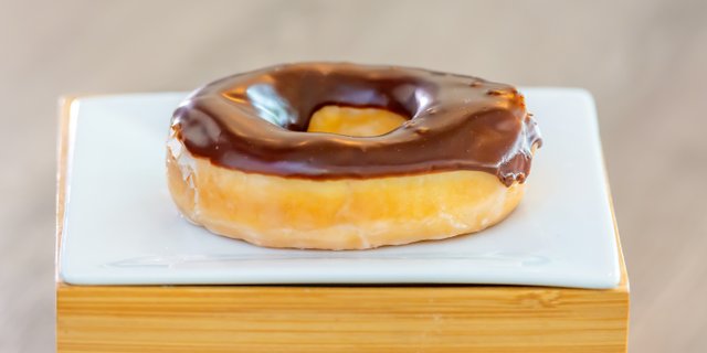 Chocolate Glazed Scratch Doughnut
