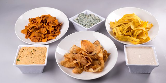 House-Made Chips & Dips Party Platter