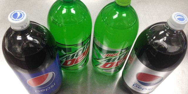 Assorted 2L Soda Bottles