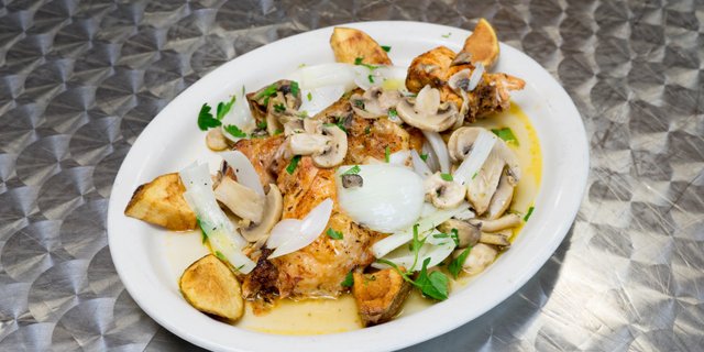 Chicken Vesuvio