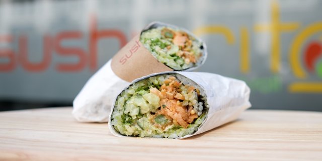 Salmon Samba Sushi Burrito