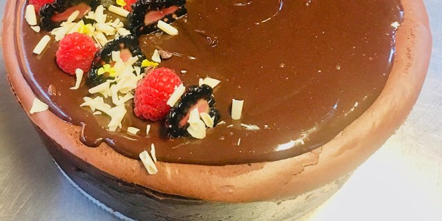 Triple-Chocolate Cheesecake