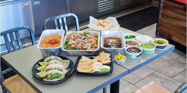 2 Cheese Quesadillas & 5 Tacos