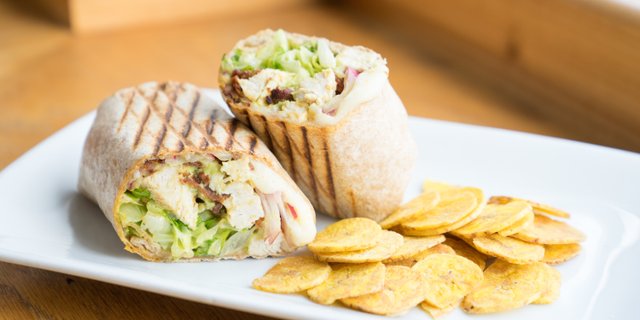 Chicken & Bacon Panini Wrap