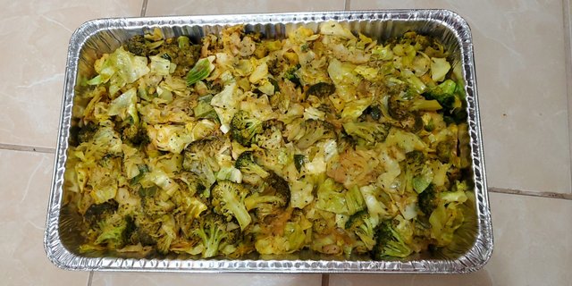 Curry Cabbage & Broccoli
