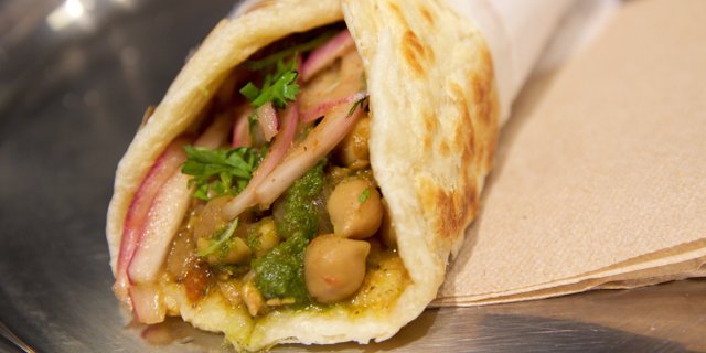 Chickpea Chana Wrap