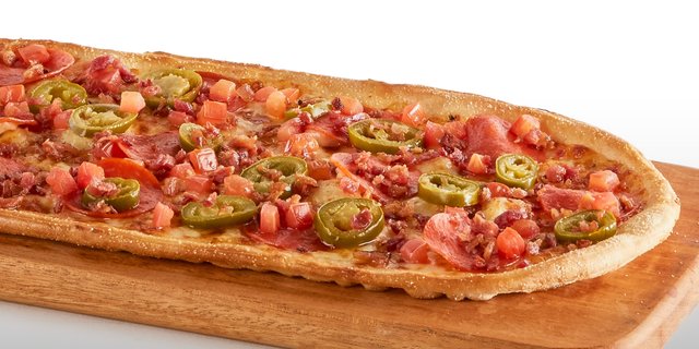 Fiery Pepperoni & Bacon Flatbread