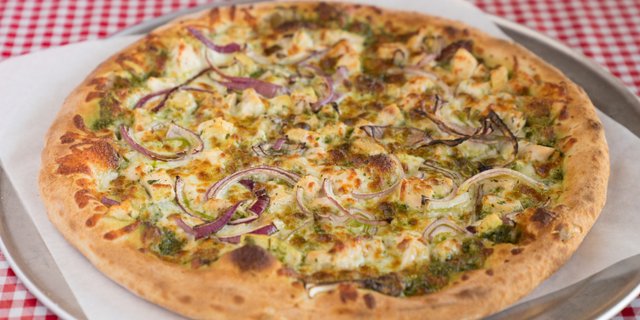 Chicken Pesto Pizza