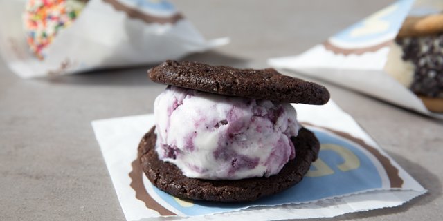 Assorted Vegan Ice Cream Cookie Sandwiches
