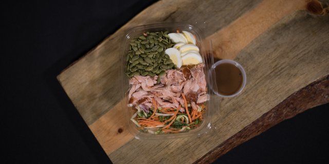 Honey Smoked Salmon Salad Box