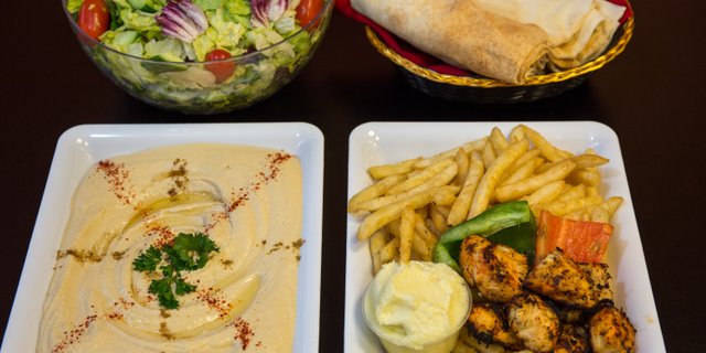 Chicken Kabob Dinner