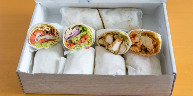 6 Assorted Wraps Tray