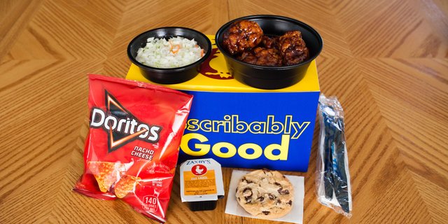 Boneless Wings Boxed Lunch