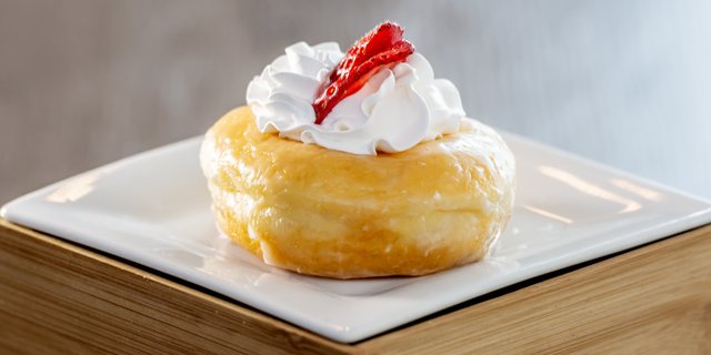 Strawberries & Creme Doughnut