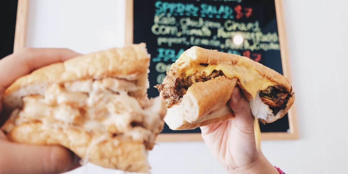 Cheesesteak on Clay