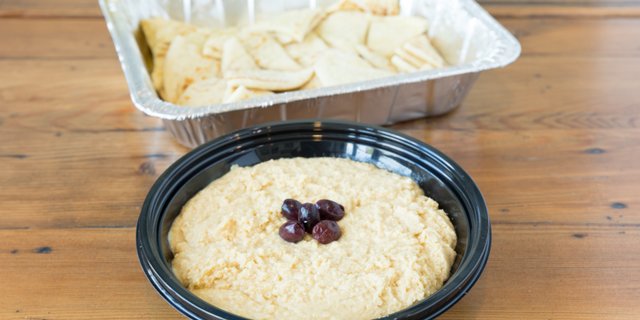 Fried Pita w/ Hummus