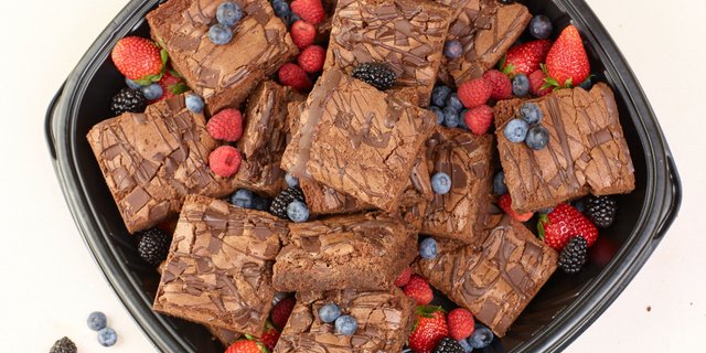 Brownies & Berries Platter