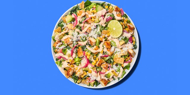 Crispy Chicken Poblano Salad