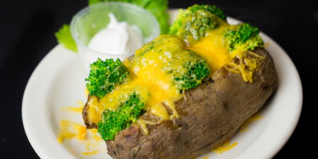 Broccoli & Cheese Baked Potato