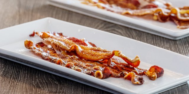 Candied Cayenne Bacon