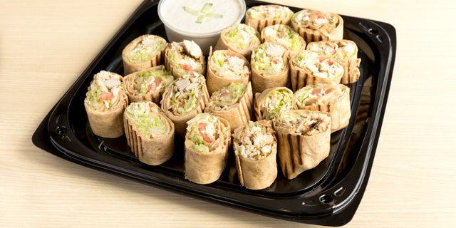 Chicken Feta Wrap Platter