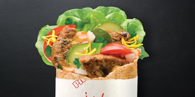 Boom Boom Black Bean Pita