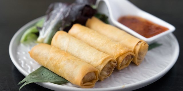 Vegetable Crispy Spring Rolls