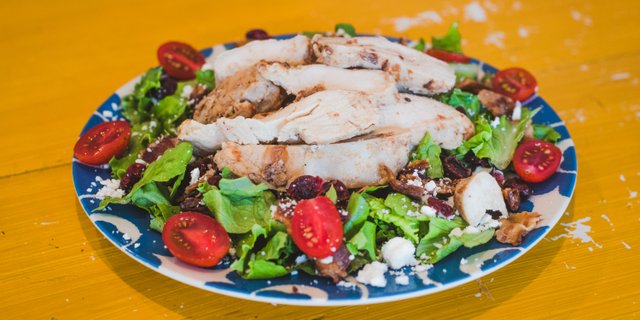 Kicked Grilled Chicken Salad
