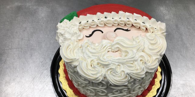 Just Baked Holiday Cakes - Santa Cake