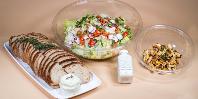 Chopped Chicken Shawarma Salad