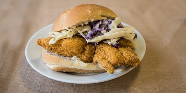 Catfish Po'Boy Sliders