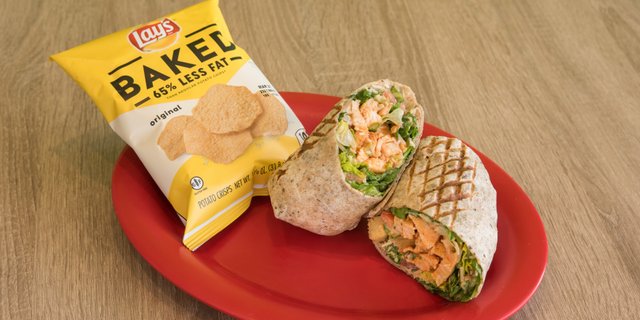 Grilled Buffalo Chicken Caesar Wrap Platter
