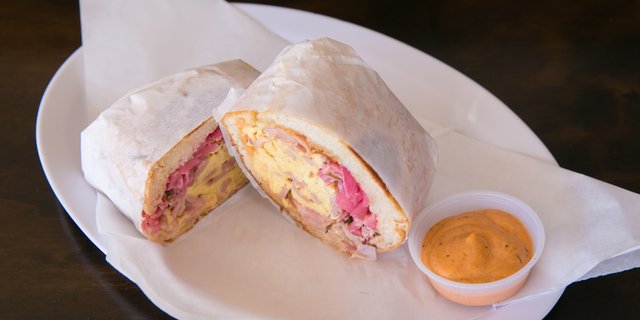 Scramble w/ Ham Sandwich