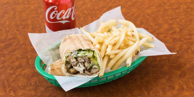 Shish Tawouk Roll-Up Combo