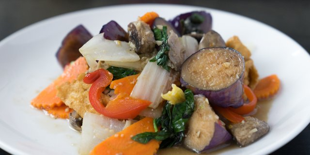 Spicy Eggplant Stir-Fry