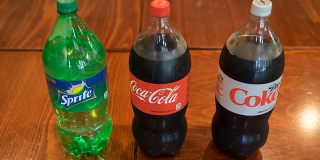 Assorted 2L Soda Bottles