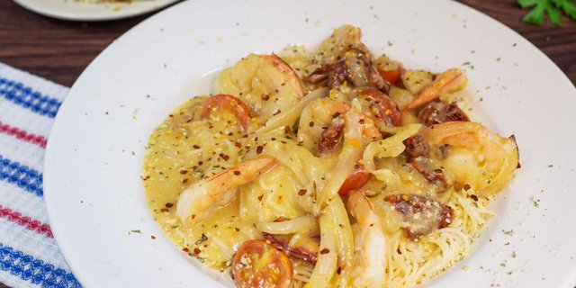 Spicy Italian-Style Shrimp Stir-Fry