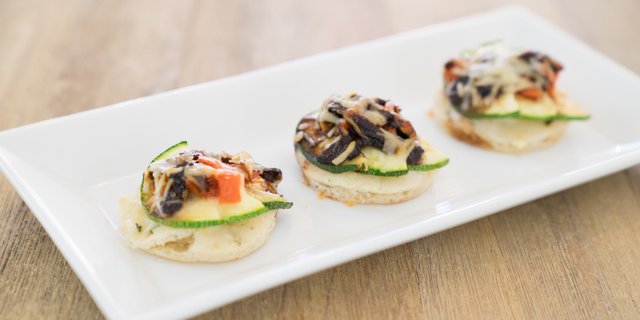 Zucchini Flatbread Tarts