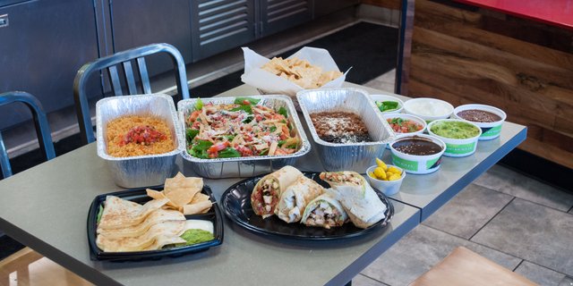 2 Cheese Quesadillas & 3 Baja Burritos