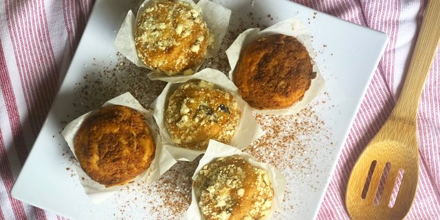 Blueberry & Apple-Cinnamon Muffins