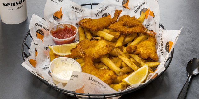 Cornmeal Catfish & Chips