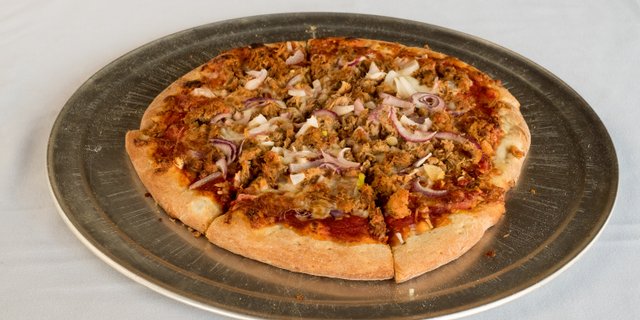 Oven Pork Pizza