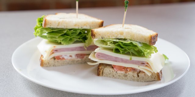 Ham & Swiss Sandwich