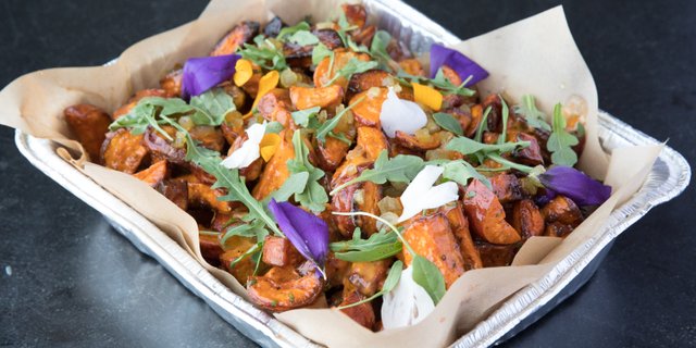 Harissa Sweet Potato Salad
